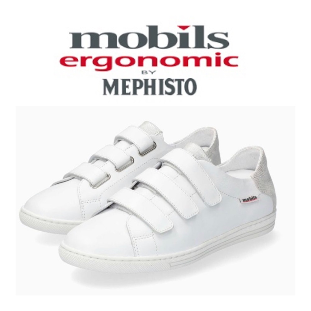 MOBILS By MEPHISTO Heloise Ergonomic Genuine Leather Sneakers Size 9